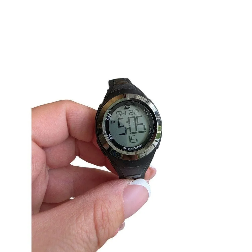Skechers Tennyson Silicone Digital‎ Watch for Women